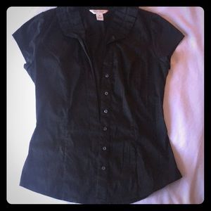 Fitted White House Black Market Blouse XS